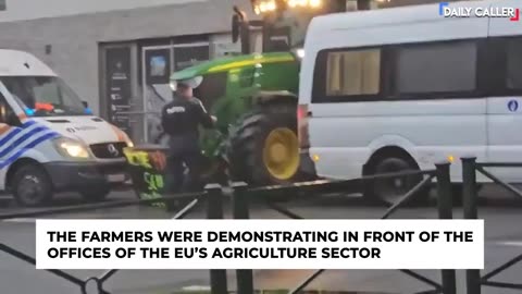 TheDC Shorts - Farmers and Police Have Messy Showdown in Belgium. They're NOT Playing