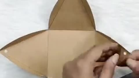 How to make simple paper gift box