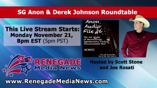 SG Anon and Derek Johnson: What's coming next!