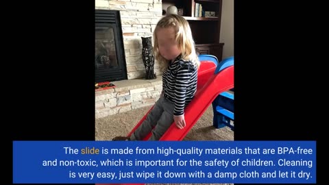 Read Full Review: Little Tikes First Slide Toddler Slide, Easy Set Up Playset for Indoor Outdoo...