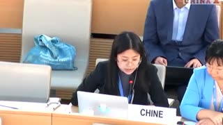 UN rights hearing - China attempts to stop free speech, given by Jimmy Lai's son