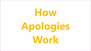 Psychology | How Apologies Work - RGW Forgiveness Teaching