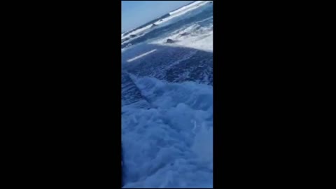 Hit by a Wave on Christmas Morning