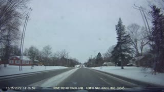 Drive From Walgreens, Telegraph/Joy, Redford Twp; To Country Club Drive, Livonia, MI, 12/25/22