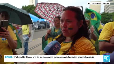 Informe desde Río: persisten en Brasil las protestas de los simpatizantes de Bolsonaro