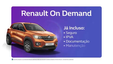 Premier Renault - Campanha Renault On Demand - 2021