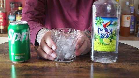 Parrot Bay Key Lime Rum & Sprite