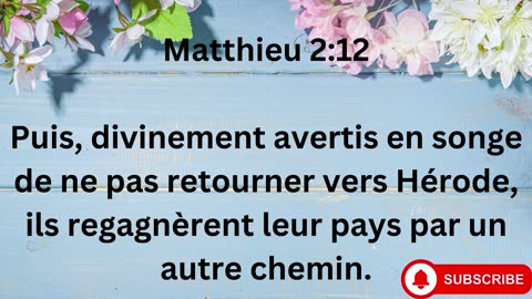 "La Visite des Mages et la Fuite en Égypte" Matthieu 2:1-23.