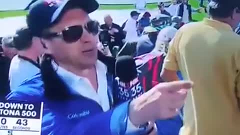 Biden Hating Patriot Shocks Local Reporter With His Response To A Question On Live TV At Daytona 500