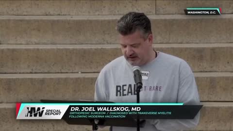 Vaccine injured Orthopedic Surgeon Dr. Joel Wallskog shares what the media won't.