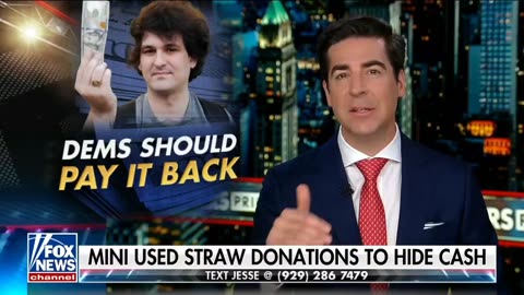 Jesse Watters: This Is A Massive Democrat Campaign Finance Scandal