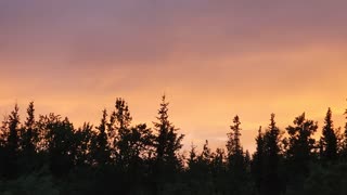 Late summer Alaskan Sunset