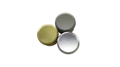 Plain gold tin box for candle packaging | Color Can