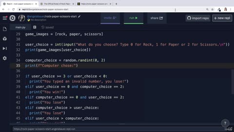 Day-4 Part-46-Project_ Rock Paper Scissors-Learn Python