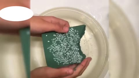Crushing Floral Foam. Satisfying.