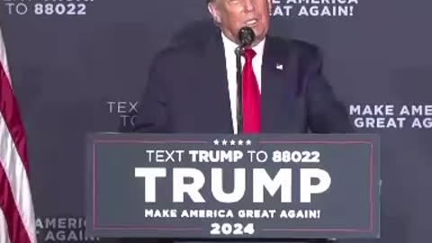 We Love Trump yelled from audience