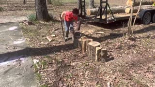 Case splitting some firewood