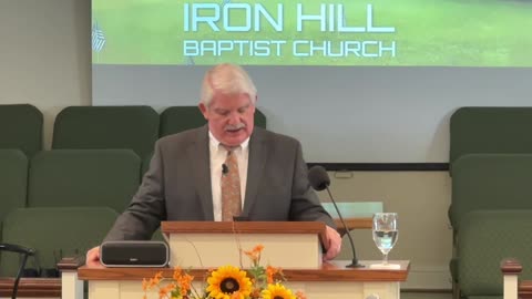 11/05/2023. Iron Hill Baptist Church Morning Worship: Pastor Dan Guider preaching. 11AM EST