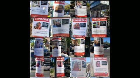 Silicon Valley, Los Gatos- Kidnapped Israelis Flyers