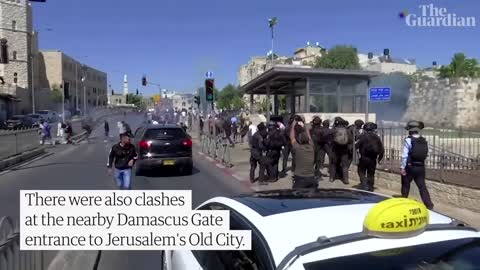 Israeli police use cannon and teargas during clashes in Jerusalem and West Bank