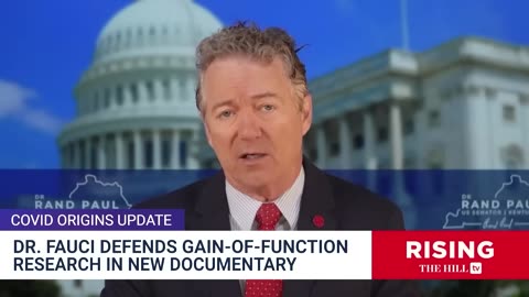 Sen. Rand Paul responds to Fauci documentary saying it's "molecularly impossible" that SARS-CoV-2 came from the Wuhan Lab