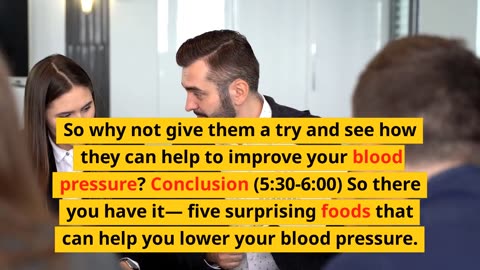 5 Surprising Foods That Can Help You Lower Your Blood Presure