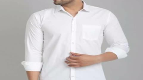 Shop Plain White Shirt Online- Tinge