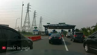 Driving Around : Gerbang Tol Waru 5, Toll Trans Java Indonesia