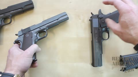 KWC - Cybergun 1911 Style 4.5mm Steel BB & 6mm Airsoft Comparison