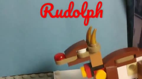 Rudolph the Red Nosed Reindeer Lego