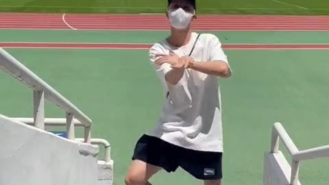 sports fan dancing