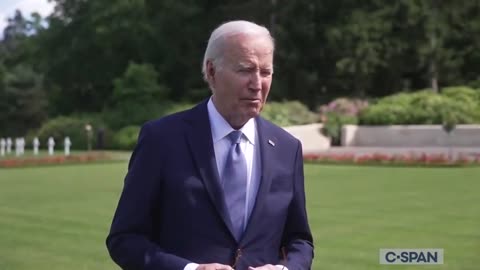 Biden says being in France makes him think of his Uncle Bosie
