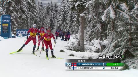 Iver T. Andersen takes 10 km. shocking win | Lillehammer | FIS Cross Country