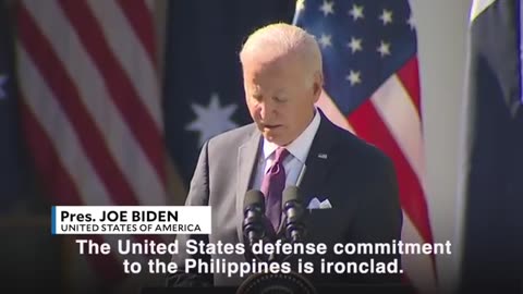 US defence commitment to Phillipines 'ironclad' after china boat collision : Biden