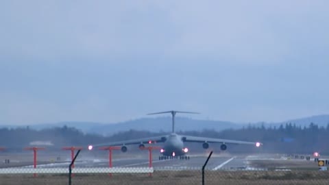 Startende C-5 Galaxy in Ramstein (High Definition)