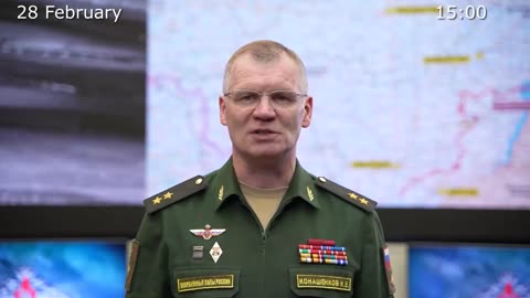 ⚡️🇷🇺🇺🇦 Morning Briefing of The Ministry of Defense of Russia (February 28, 2023)