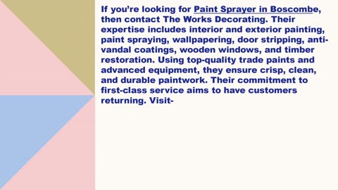 Best Paint Sprayer in Boscombe