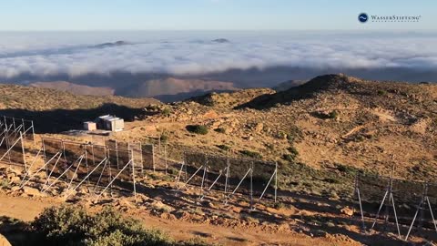 ▶ Worlds largest Fog-collector CloudFisher in Morocco – Producing drinking water from fog