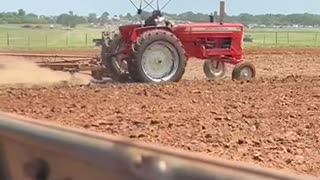 1962 Allis Chalmers D19 plowing