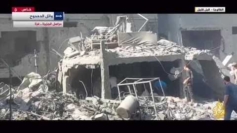 Isrsel bombs Jabalia refugee camp in Gaza
