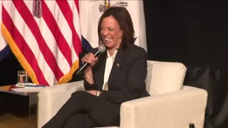 CACKLIN' KAMALA! Veep Tries Her Best to Joke, Ends in Creepy, Cringey Laughter