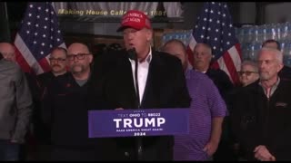 President Trump speaks in Palestine, Ohio- “You are Not Forgotten.”