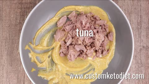 Keto Curry Spiked Tuna and Avocado Salad