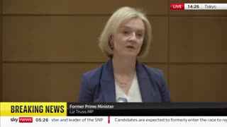 Ex UK PM Liz Truss warns that 'authoritarian regimes' are trying to create 'a new world order'