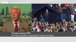 Donald Trump sues CNN for defamation - BBC News