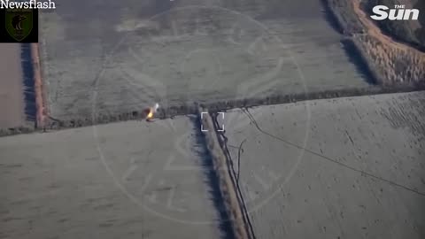 Ukrainian troops blow up Russian artillery guns with aerial attacks