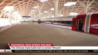 Indonesia launches high-speed railway, first in Southeast Asia