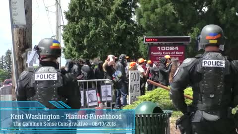 Planned Parenthood Protesters Get Vastly Outnumbered In Kent Washington