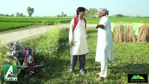 Village connection Goga Pasroori and Saleem Albela Comedy act in village