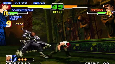 Tips vs Bosses Vanessa vs Zero KOF 2000